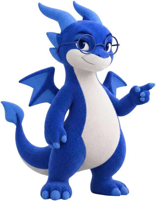 Rex, BrandXpert’s Marketing Strategist Dragon, pointing at the customer journey